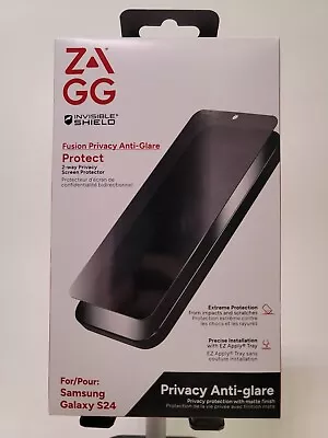 Zagg Invisible Shield Fusion Privacy Anti-Glare Screen Protector For Galaxy S24 • $15.59