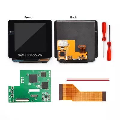 HISPEEDIDO Touch GBC OLED Screen OSD Menu Kits W/Pre-cut Shell For GameBoy Color • £46.55