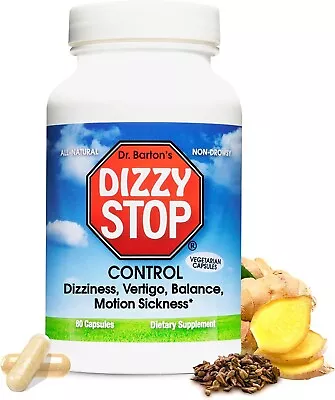 DizzyStop - Herbal Supplement For Vertigo Relief Dizziness Motion Sickness • $29.99