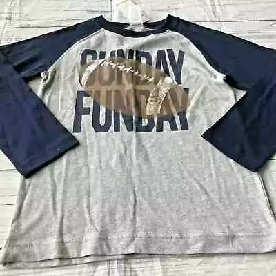 NWT Gymboree Boy’s Football Sunday Funday T-Shirt Youth Kid’s Size 5 • $11.99