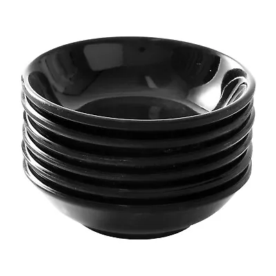 6× Melamine Dipping Bowls Sauce Dishes Unbreakable Heat-Resistant Sushi Soy Bowl • £11.99