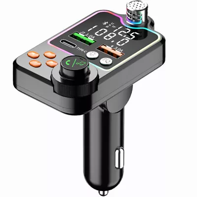 Wireless Handsfree Bluetooth Car FM Transmitter Dual USB Car Charger MP3 Player • $11.60