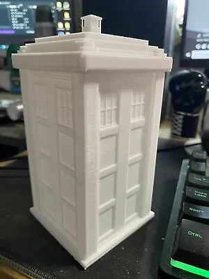 3D Printed Doctor Who Tardis / Telephone Box - Ready To Paint • £9.99