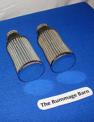 RARE Vintage K & N Air Filter R-90 MOTORCYCLE FILTER PODS Twin Set Of 2 -- 33mm  • $34.95