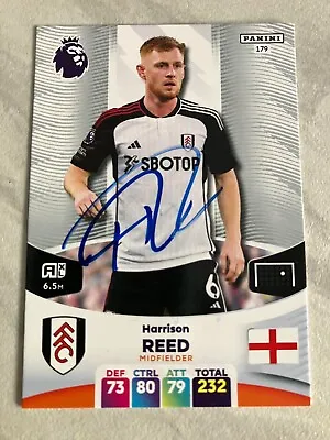 £0.99 • Buy Harrison Reed (Fulham) Hand Signed 2024 Panini Xl Adrenalyn Card Rare !