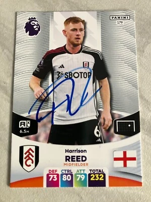 £0.99 • Buy Harrison Reed (Fulham) Hand Signed 2024 Panini Xl Adrenalyn Card Rare !