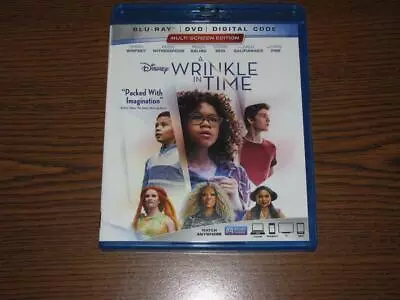 A Wrinkle In Time (Blu-ray/DVD 2018 2-Disc Set No Digital Copy) • $7.19