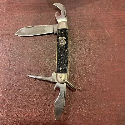 Vintage Boy Scout Pocket Knife Be Prepared Imperial Providence R.I.           • $34.99