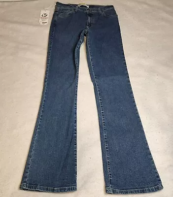 VTG Vitamina Womens Jeans Size 5/6 Mid Rise % Pocket Regular Fit Bootcut  NWT • $23.09