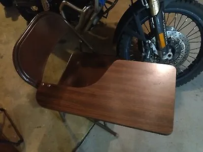 Vintage Metal Fold Out Kids Desk Chair • $64.76