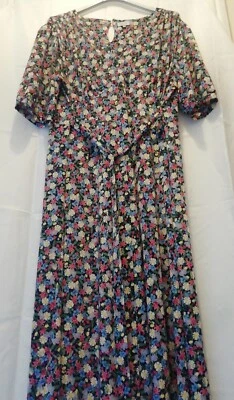 £11.50 • Buy Pearl Lowe For Peacocks Ladies Floral Summer Dress Size 18