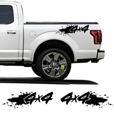 Oracal Vinyl Door Handle Decal Sticker For Ford F-150 Raptor 4X4 Turbo 4pc