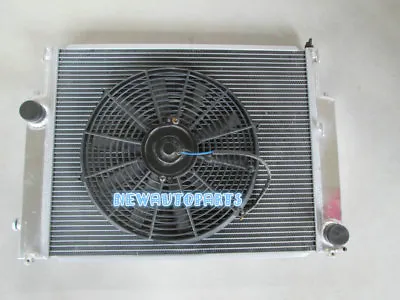 Aluminum Radiator + Fan For 1992-1999 BMW E36 M3 323 IC/IS 325I/IC/IS 328I/IC/IS • $170