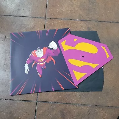 Mondo Bizarro Superman: The Animated Series Die-Cut Single Color Vinyl LP  • $60