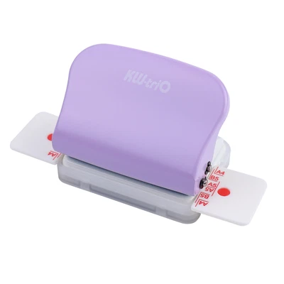 6-Hole Paper Punch Handheld Metal Hole Puncher 5 Sheet Capacity 6mm H4T9 • $17.92