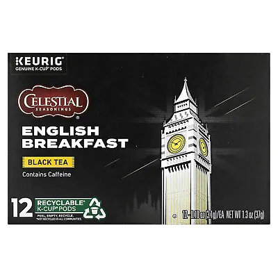 Black Tea English Breakfast 12 K-Cup Pods 0.1 Oz (3.1 G) Each • $13.18