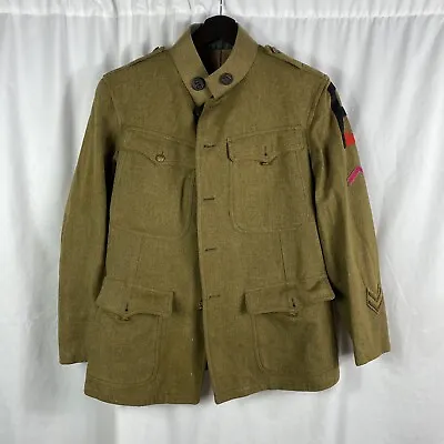 Original WW1 1st Army Engineers Tunic Patched Named Dated 1915 • $395