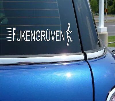 Fukengruven Car Graphic Decal Sticker Art Car Wall Decor • $2.61