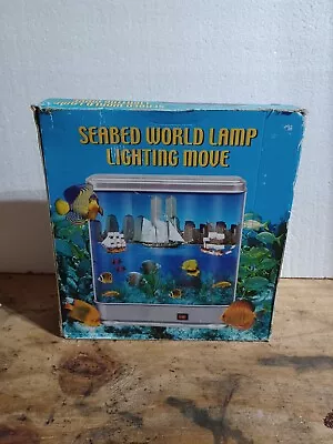 Vintage Artificial Aquarium Lamp Rotating Seabed Tropical Fish Lighting Motion • $45