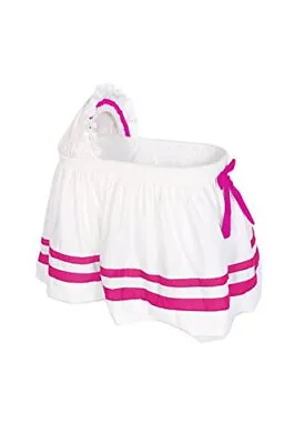 $100.69 • Buy Baby Doll Bedding Modern Hotel Style II Bassinet Skirt Hot Pink