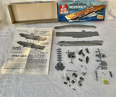 Vintage Giant 12” Model Aircraft Carrier Hornet By Paul Lindberg Boat Ship Toy • $58
