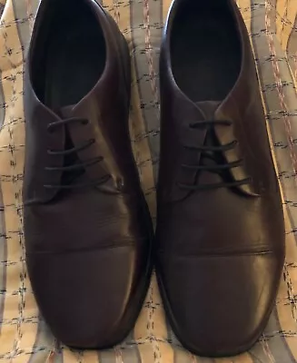 Birchbury Shoes Bramfords Mens 12 Brown Leather Minimalist Low Top Sneakers EUC • $40