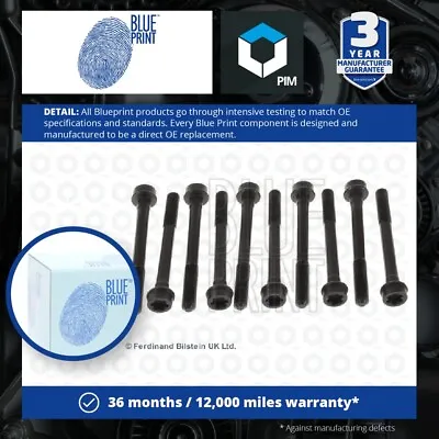 Cylinder Head Bolts Fits CHRYSLER Set Kit Blue Print 0055192265 55192265 Quality • £22.60