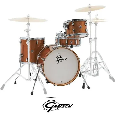 Gretsch Catalina Club Jazz 4 Pce Drum Kit Shell Pack Bronze Sparkle CT1-J484-BS • $1989