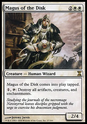 Mtg Magus Of The Disk Foil Exc - Disc Magus - Tsp - Magic • $5.26