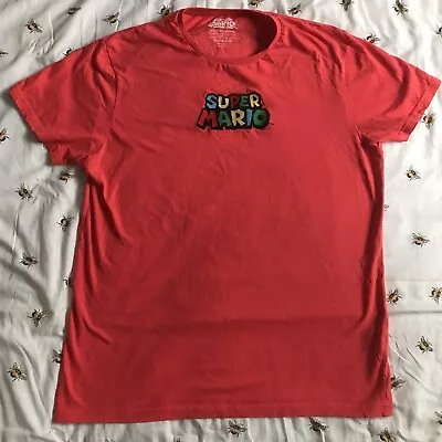 Super Mario T-shirt - Size L - Red • £6.90