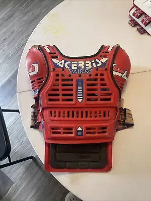 Vintage 80's 90’s Motocross Chest Protector Pads MADE IN ITAL Y ACERBIS • $45