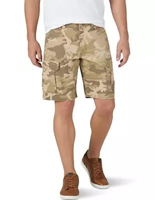 Mens Wrangler Cargo Shorts W Stretch Relaxed Fit Tech Pocket CHOOSE COLOR & SIZE • $31.99