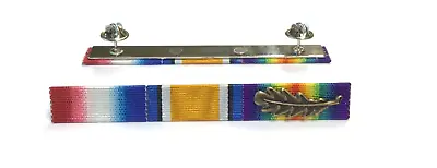 WW1 1914 Star British War Medal & Victory Medal Ribbon Bar With Oak Leaf Medals • £11.99