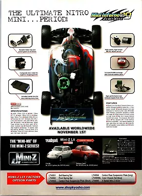 Kyosho Inferno 09 RC Mini Print Ad Ephemera Wall Art Decor • $17.99