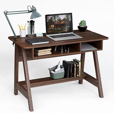 Costway Computer Desk Home Office Writing Workstation W/ Flip Top Compartment • $139.99