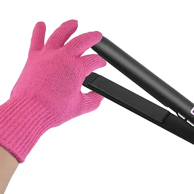 FOHOLA 1 Pcs Professional Heat Resistant Gloves For Hair Styling Heat Proof For • £5.18