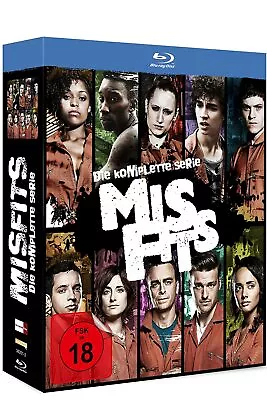 Misfits - Complete Series Nathan Stewart-Jarrett 10 Blu-Ray Collection New • $71.97