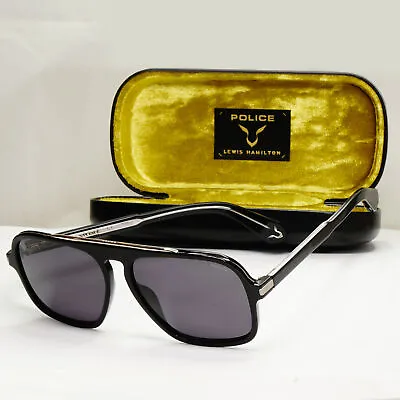 Police Lewis Hamilton F1 Sunglasses Black Silver Lewis 38 SPL E20 COL 700K • $136.43