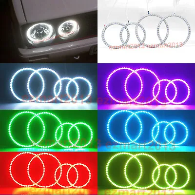 RGB LED Halo Ring For Volkswagen Golf Mk1 Mk2 GTI Euro Headlight Fog Light 85-92 • $65.34