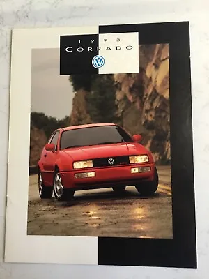 Volkswagen Corrado 1993 Original VW Sales Brochure Catalog 12 Pages • $15