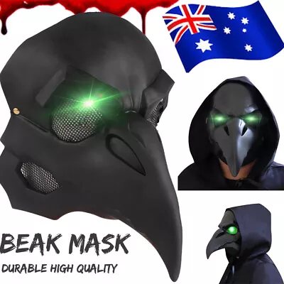 Plague Doctor Mask Bird Beak Scary Mask For Halloween Cosplay Party Masquerade • $19.90