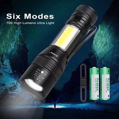 Tactical Flashlight Policeman Swat Swatter LED Flashlights With 2x AA Batteries • $14.22