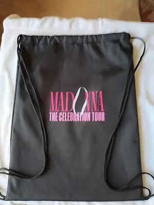 MADONNA CELEBRATION TOUR VIP DRAWSTRING BAG April 9 2024 KASEYA CENTER MIAMI  • $0.99