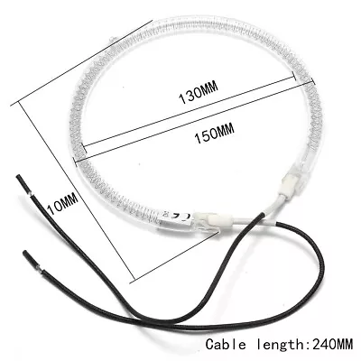 £8.65 • Buy 6   Round Halogen Oven Cooker Heating Element Bulb 1200-1400W Spare Parts 220V
