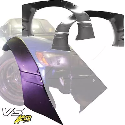 VSaero FRP TKYO V2 Wide Body Fender Flares (front) 4pc 50mm S13 2dr Coupe For S • $455