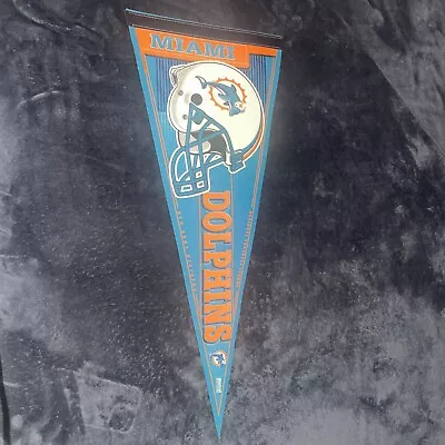 Miami Dolphins 12 X 30 Pennant • $7