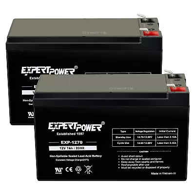 2 Pack-12V 7AH/20HR Battery Replacement For 7Ah Or 8Ah Leoch Peg Pereg • $39.99