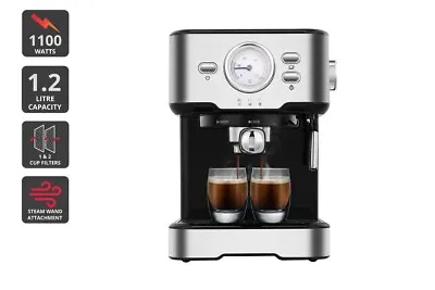 Kogan Espresso Coffee Machine 15 Bar Pressure Milk Frother Pump Steamer Barista • $116.95