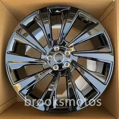 23  Forged 10 Spoke Gloss Black Wheels Rims Fit 2022+ Range Rover Vogue Sport Sv • $2599