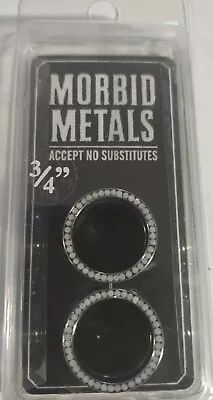 MORBID METALS NEW 3/4 Steel Opal Tunnel Plug 2 Pack  • $8.09